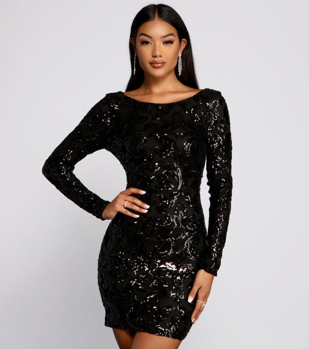 Kimmy Formal Sequin Mini Dress | Windsor